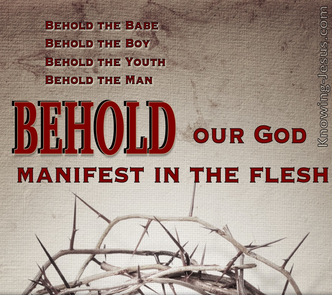 Behold The Man (devotional) (gray) - John 19:5